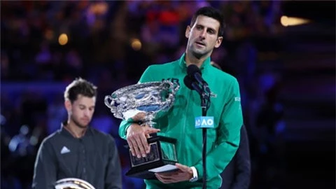 Djokovic kiếm tiền thưởng nhiều nhất năm, Thiem qua mặt Nadal