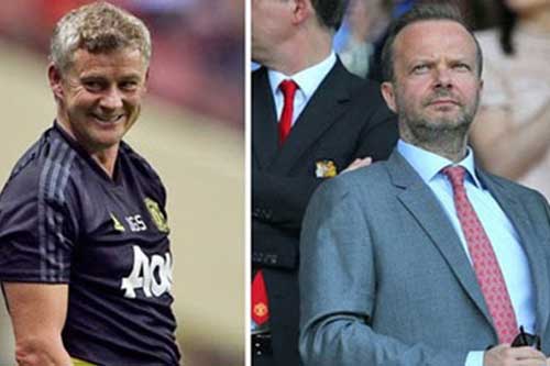 M.U sa sút, Solskjaer vẫn được Ed Woodward hỗ trợ hết mình trong chuyển nhượng
