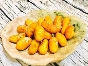 Chưa bao giờ làm khoai lang kén chiên giòn lại dễ đến thế