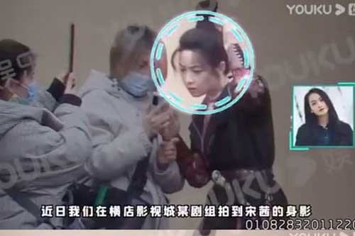 Lộ tạo hình giả trai của Tống Thiến trong phim đóng cùng Vương Nhất Bác