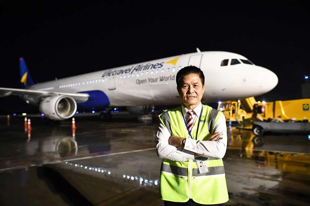 Ông Nguyễn Quốc Kỳ, Chủ tịch Vietravel đang hiện thức hoá ước mơ bay sau 25 năm của mình cùng công ty du lịch lữ hành hàng đầu Việt Nam.