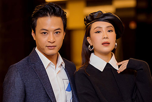 Hồng Đăng, Hồng Diễm sánh đôi tại họp báo ra mắt phim