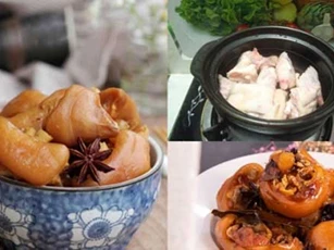 Cách làm món chân giò hầm ngũ vị xua tan giá lạnh