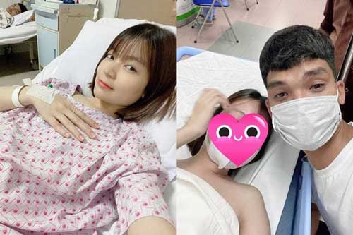 Vợ Mạc Văn Khoa xúc động sau khi vượt cạn đầy khó khăn: 'Mẹ mạnh mẽ lắm không sao đâu, bố đừng lo nghen'