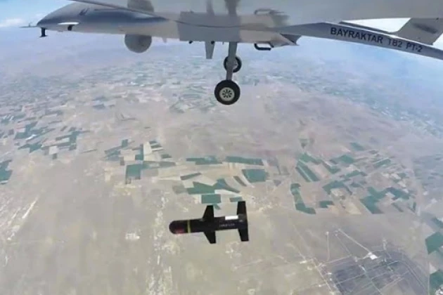 Máy bay không người lái Bayraktar TB2 của Ukraine bị cáo buộc đã tấn công Donbass. Ảnh: Avia-pro.