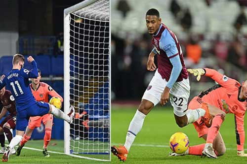 Werner và Haller 'tranh giải' pha hỏng ăn tệ nhất Ngoại hạng Anh