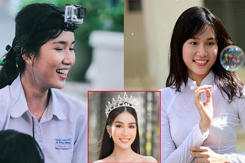 Ảnh thời đi học mộc mạc, chân phương của Á hậu Phương Anh