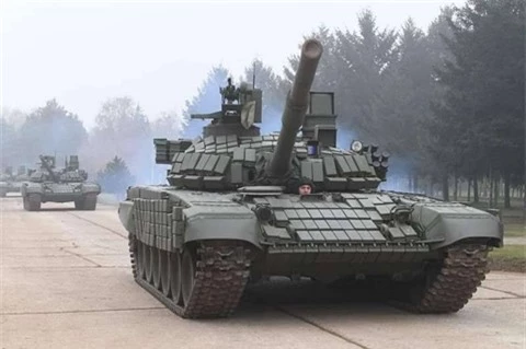 Serbia an tuong voi xe tang T-72MS Nga cung cap mien phi