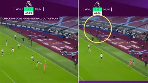 VAR lại một lần nữa đứng về phía M.U trong trận thắng ngược West Ham