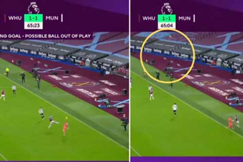 VAR lại một lần nữa đứng về phía M.U trong trận thắng ngược West Ham