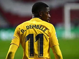 Barca lại gặp hạn với bệnh binh Dembele