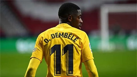 Ousmane Dembele khó ra sân trận Barca vs Juventus