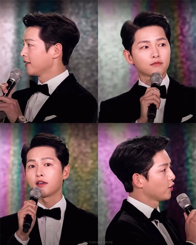 Song Joong Ki tái xuất tại MAMA 2020 sau vụ ly hôn chấn động: Tăng cân thấy rõ, giật luôn spotlight của BTS - Ảnh 5.