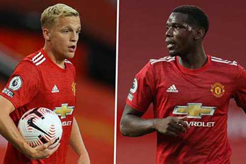Evra cười nhạo kẻ so sánh Pogba với Van de Beek
