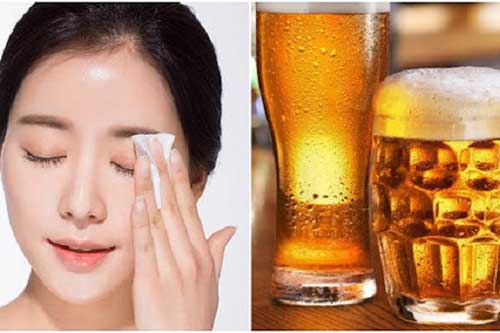 Rửa mặt bằng bia - vừa trị mụn hiệu quả, vừa làm trắng da