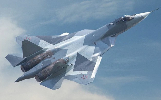 Tiêm kích tàng hình Su-57 do Nga chế tạo. Ảnh: Topwar.