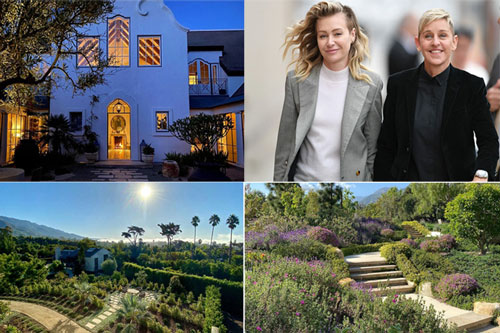 Ellen DeGeneres và vợ tậu biệt thự 49 triệu USD