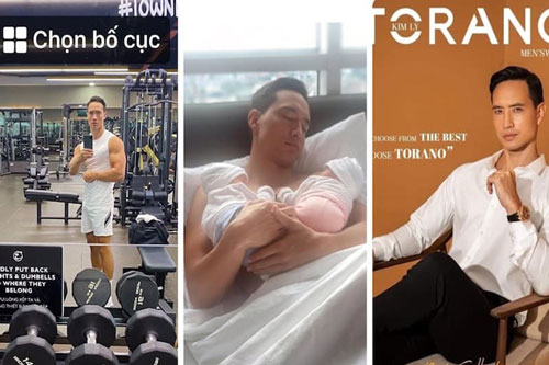 Trở thành ông bố 'bỉm sữa', Kim Lý vẫn khiến chị em ngẩn ngơ vì khoe thân hình lực lưỡng