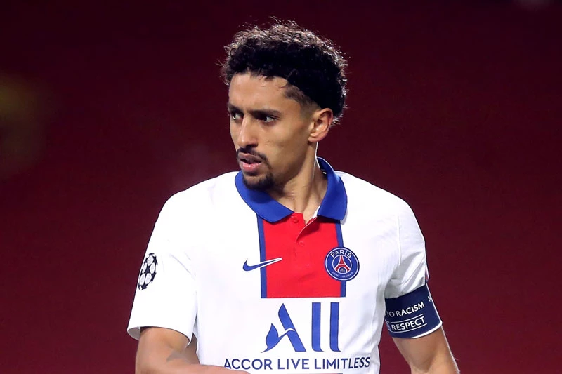 Trung vệ: Marquinhos (PSG, định giá chuyển nhượng: 63 triệu bảng).