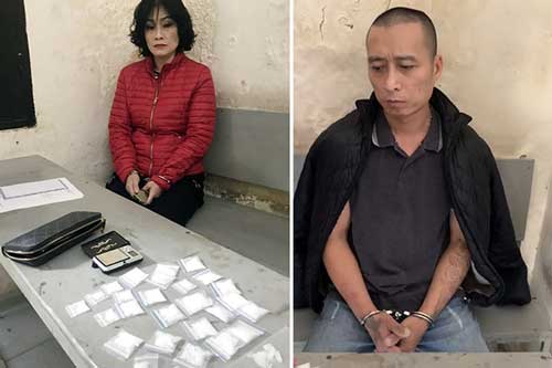 Bắt giữ 2 đối tượng mang cân tiểu li đi bán lẻ ma tuý ở Hà Nội