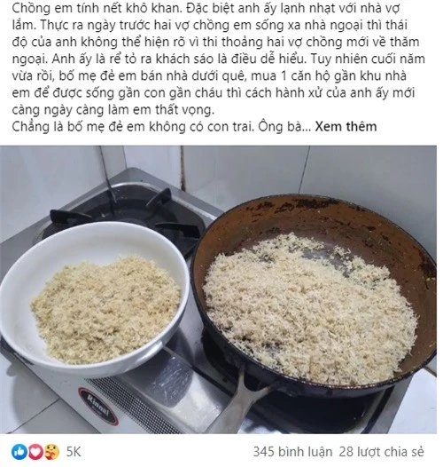 Thấy vợ làm ruốc cho bố mẹ đẻ, chồng khó chịu bảo &quot;tôi không đèo bòng&quot;, song phản ứng ngay sau đó của cô lại khiến anh lặng thinh - Ảnh 1.