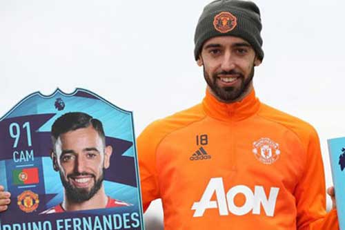 Bruno Fernandes giành giải Cầu thủ xuất sắc nhất Premier League tháng 11