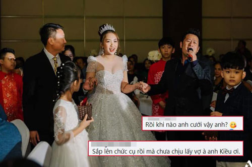 Bằng Kiều hát mừng đám cưới cháu, fan rầm rầm vào hỏi: 'Khi nào anh cưới vậy?'