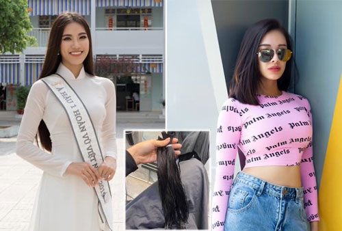 Sau 25 năm để tóc dài, Á hậu Kim Duyên được khen ngợi trẻ trung hơn nhờ cắt ngắn