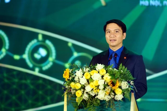 Ông Nguyễn Ngọc Lương phát biểu tại Lễ trao giải thưởng Lương Định Của