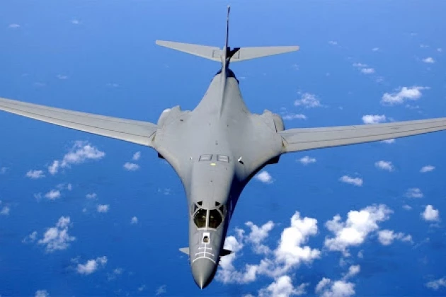 Máy bay ném bom chiến lược B-1B Lancer của Mỹ. Ảnh: Defence Blog.