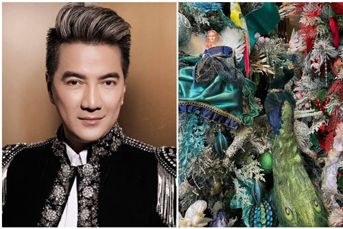 Đàm Vĩnh Hưng 'nhá hàng' những hình ảnh trang trí Giáng sinh trong biệt thư triệu đô của mình