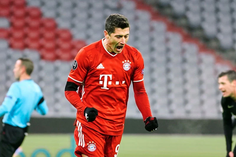 6. Robert Lewandowski (Bayern Munich, 136 trận).