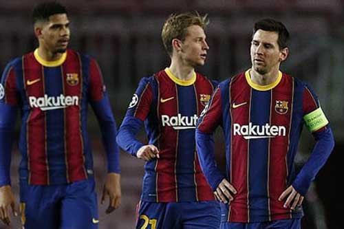 Barcelona yếu đều từ Messi