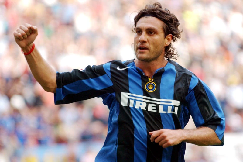 8. Christian Vieri (Inter Milan, 138 trận).