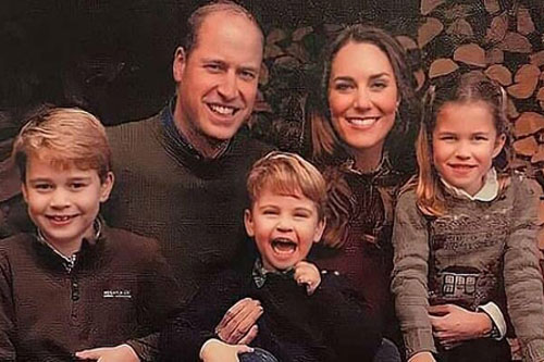 Thiệp Giáng sinh nhà William - Kate bị "rò rỉ"