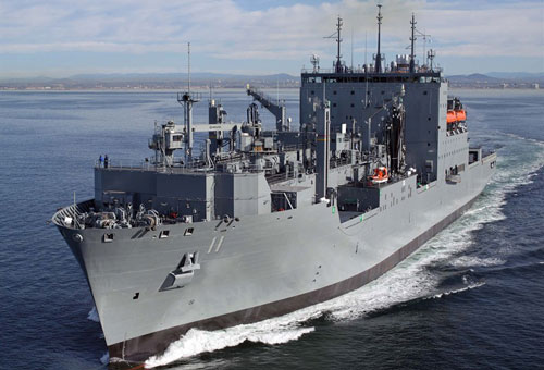 Tàu tiếp vận USNS Washington Chambers của Mỹ như một "đống rỉ sắt di động"