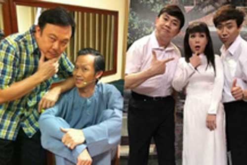 Hình ảnh kỷ niệm của Chí Tài bên đồng nghiệp