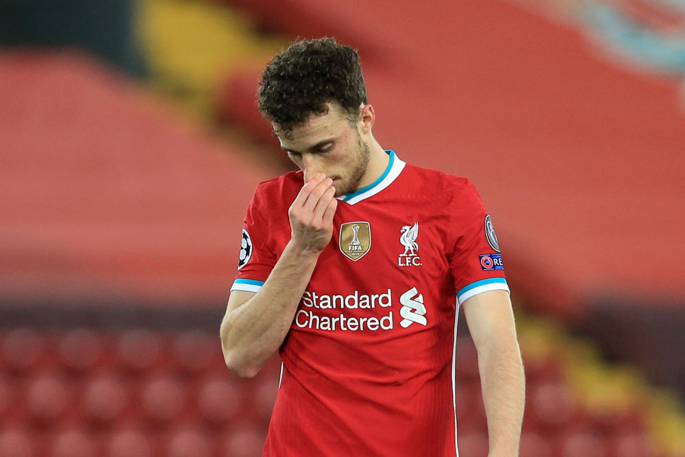 Liverpool đón hung tin từ Diogo Jota