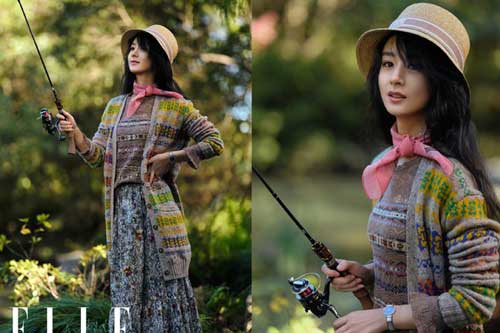 Triệu Lệ Dĩnh trẻ xinh ngỡ ngàng trên Elle số tân niên 2021