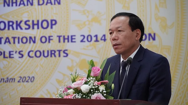 Phó Chánh án Tòa án Nhân dân Tối cao ông Nguyễn Trí Tuệ.
