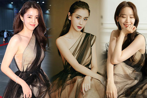 2 mỹ nhân Hàn 'đụng hàng' Angelababy