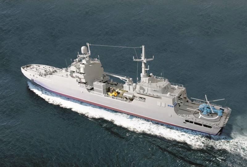 Tàu đổ bộ cỡ lớn lớp Ivan Gren của Hải quân Nga. Ảnh: Defense Express.