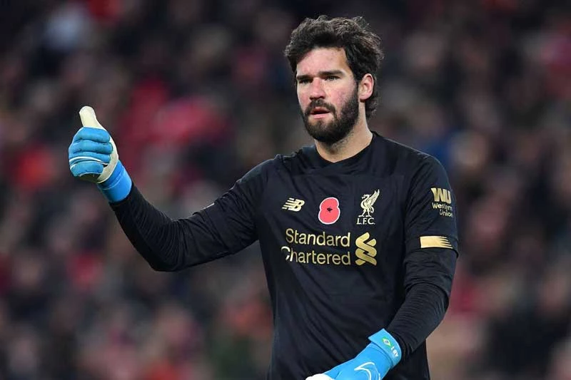 2. Alisson Becker (Liverpool).