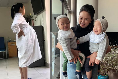 Mẹ chồng U50 của ca nương Kiều Anh chia sẻ xúc động trong ngày cặp song sinh tròn 1 tuổi