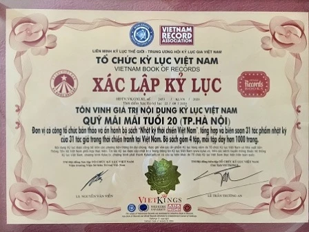 Tôn vinh Quỹ Mãi mãi tuổi 20 (TP. Hà Nội).