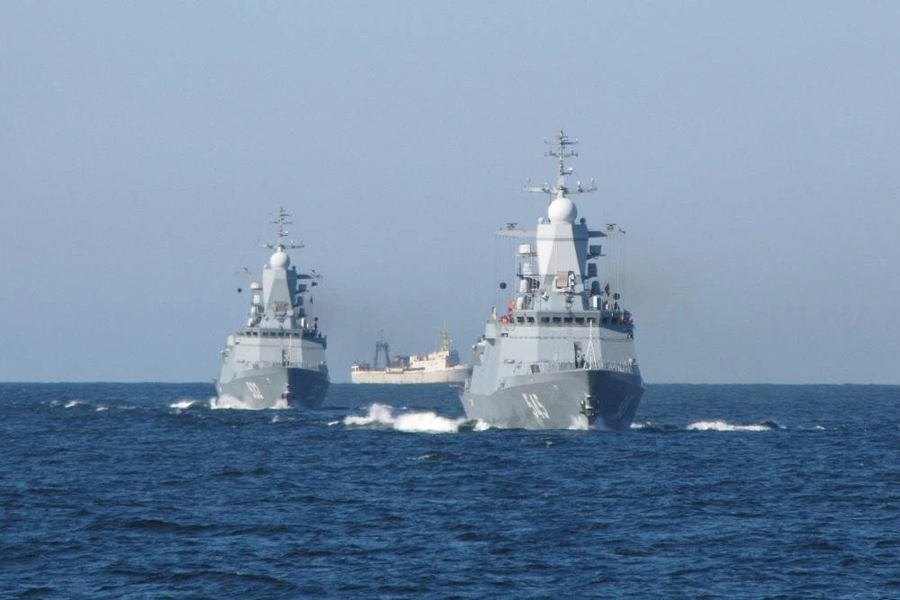 Biên đội tàu hộ vệ tên lửa Dự án 20380 của Hải quân Nga. Ảnh: National Interest.