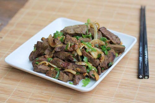 Những loại rau củ không thể nấu chung với gan lợn