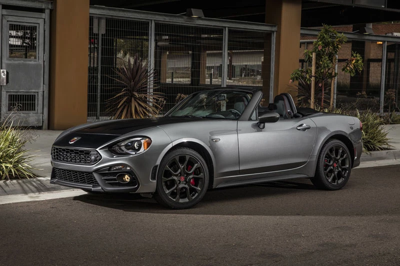 9. Fiat 124 Spider 2020 (giá khởi điểm: 25.390 USD, điểm tổng thể: 7/10).