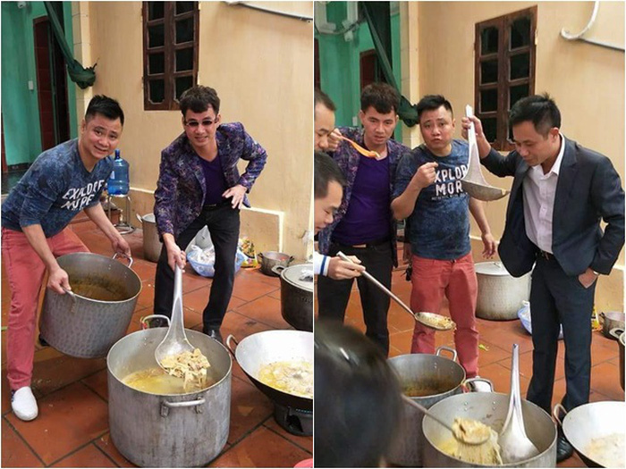 Xuân Bắc khoe 'nồi cháo siêu to khổng lồ' nhà Tự Long