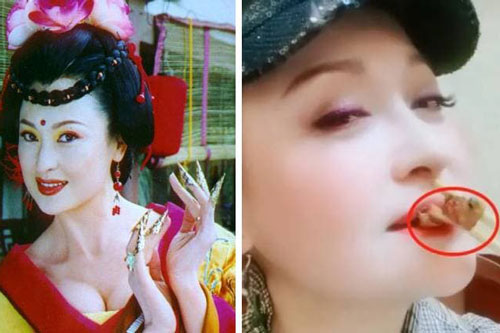 'Dương Quý Phi' Vương Lộ Dao khiến dân mạng 'nổi da gà' vì màn ăn côn trùng, khoe trang sức quá lố